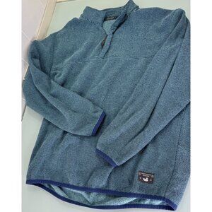 Southern Marsh Eagle Trail Pullover Sweater Men XL Fleece 1/4 Zip Outdoor Preppy
